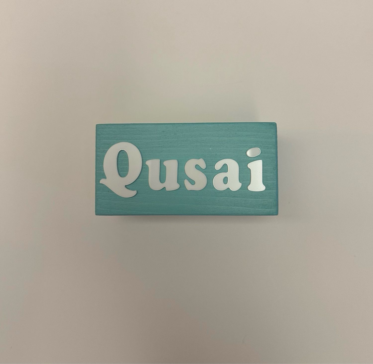  Wooden Name Block 3-5 Letters