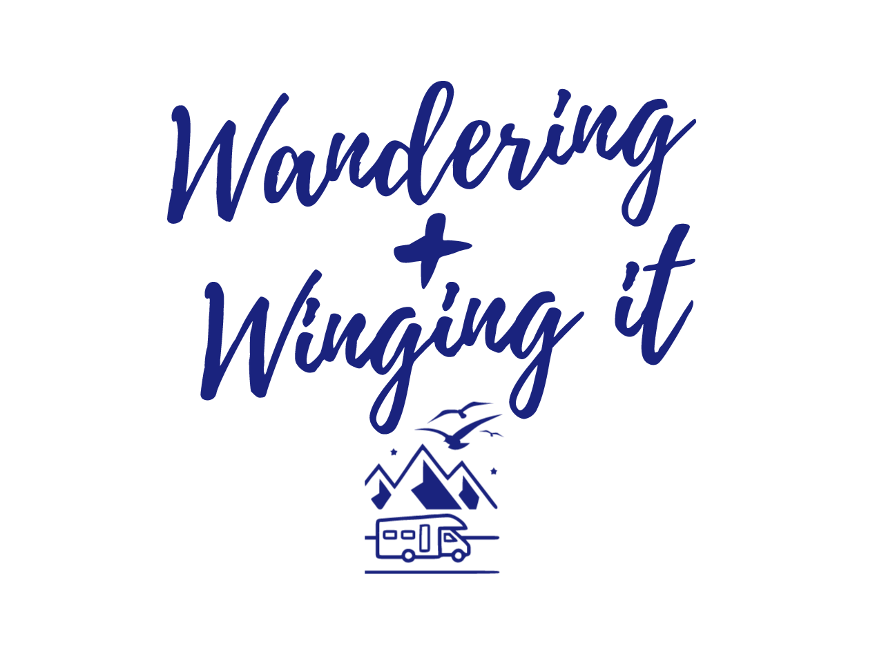 Wandering & Winging it Van Sticker