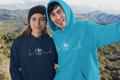 'Motorhome Heartbeat' Hoodie 'Motorhome Heartbeat' Hoodie