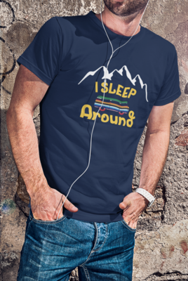 'I SLEEP AROUND' Motorhome/ Campervan Crew & V-Neck 'I SLEEP AROUND' Motorhome/ Campervan Crew & V-Neck