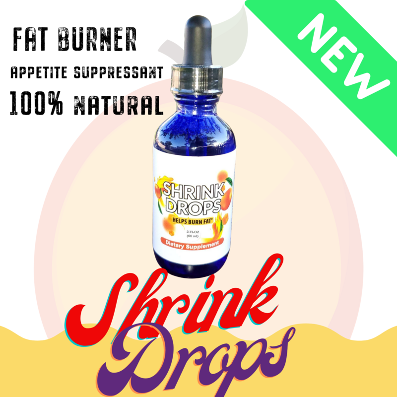 Shrink Drops (Drink 2 Shrink)  Weight Loss Drops 1-2oz Bottle