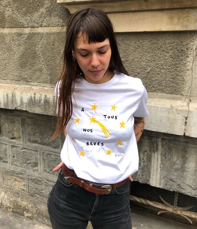 T-shirt &quot;À tous nos rêves&quot;