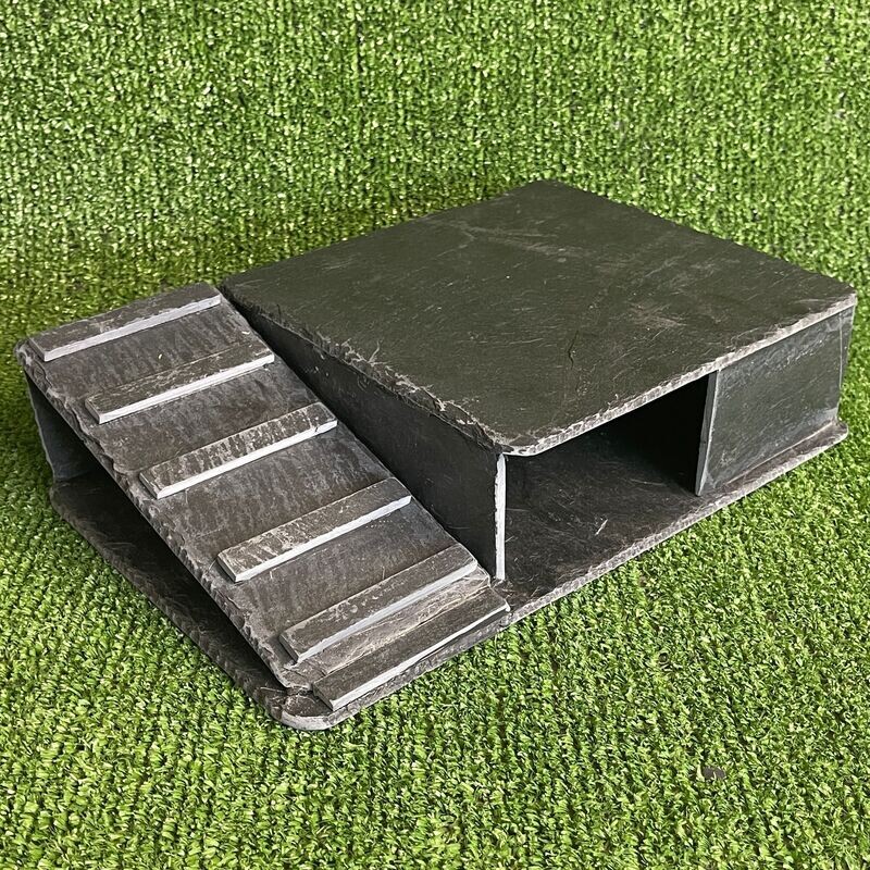 Aquarium and Reptile Slate Cave Hamsters, Axolotl, Geckos.