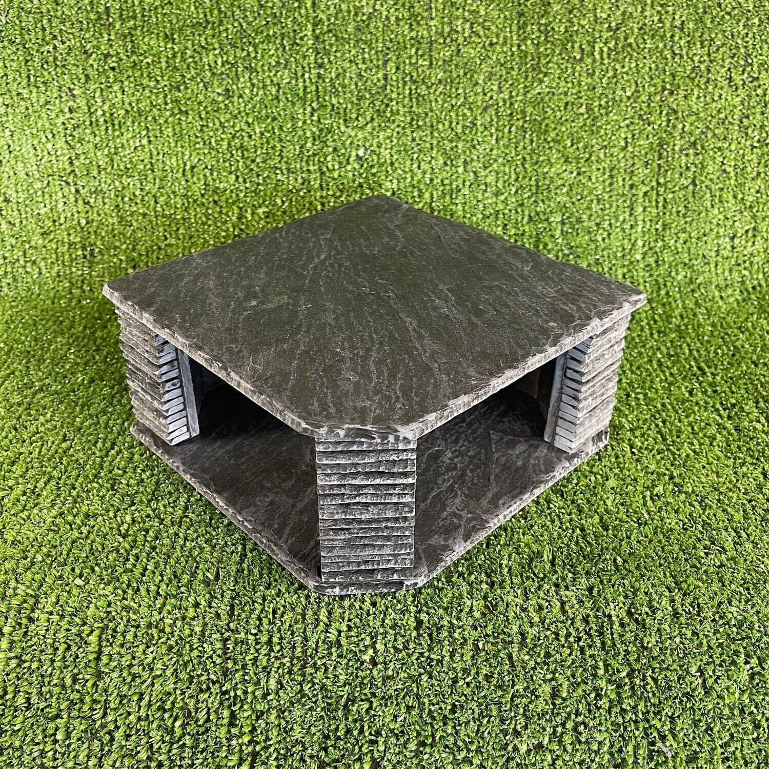 Reptile Aquarium Slate Cave 9x20x20cm