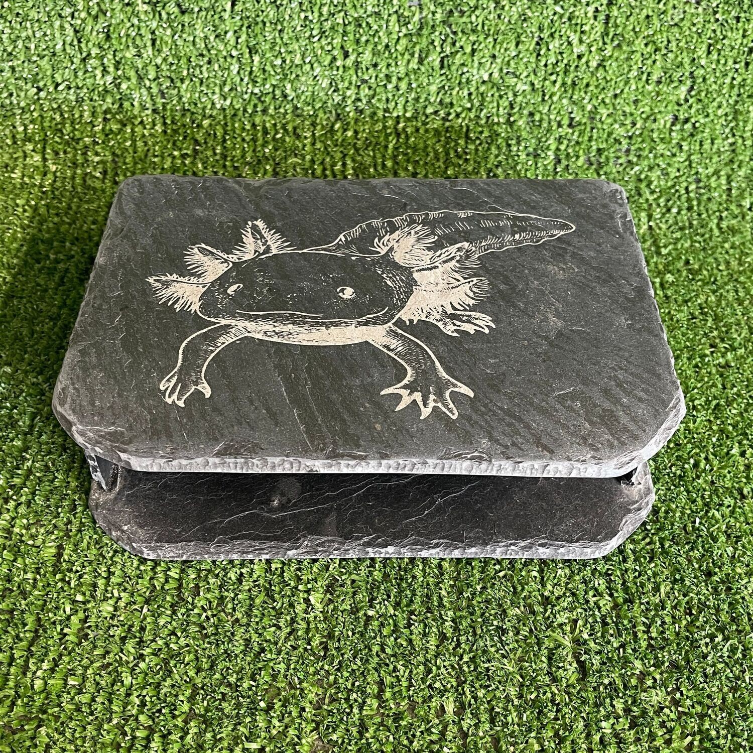 AXOLOTL 20x14x5cm Natural Slate Cave.