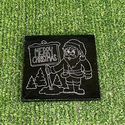 Merry Christmas Coaster 1