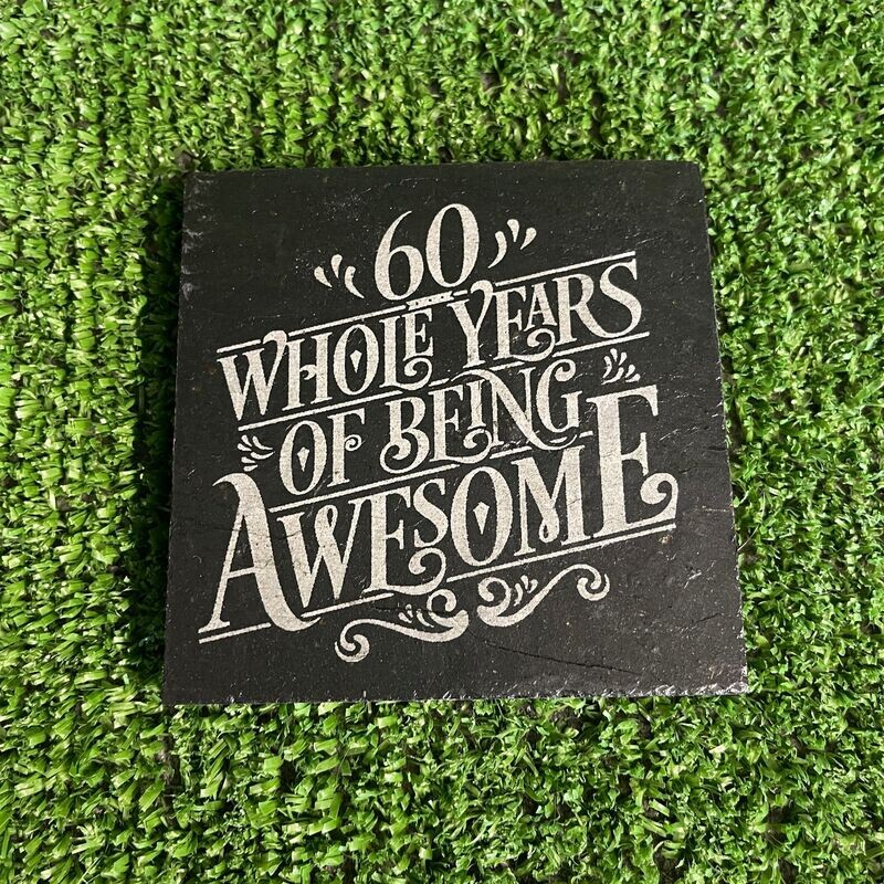 60 Years Awesome Coasters