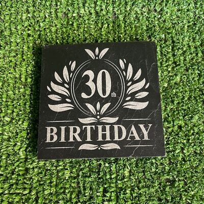 30th Birthday Coaster 30th Birthday Coaster