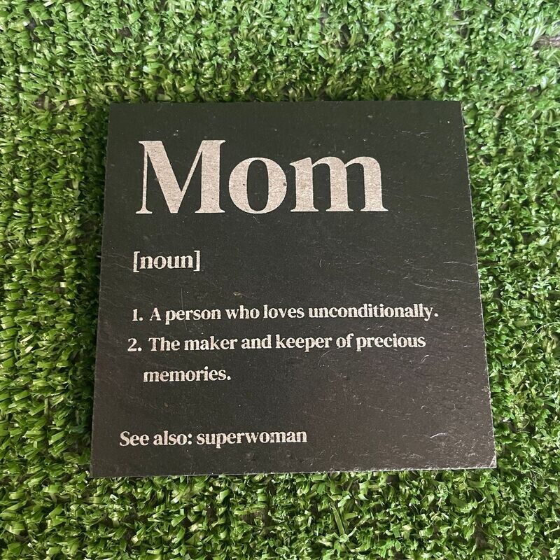 Mom Slate coasters
