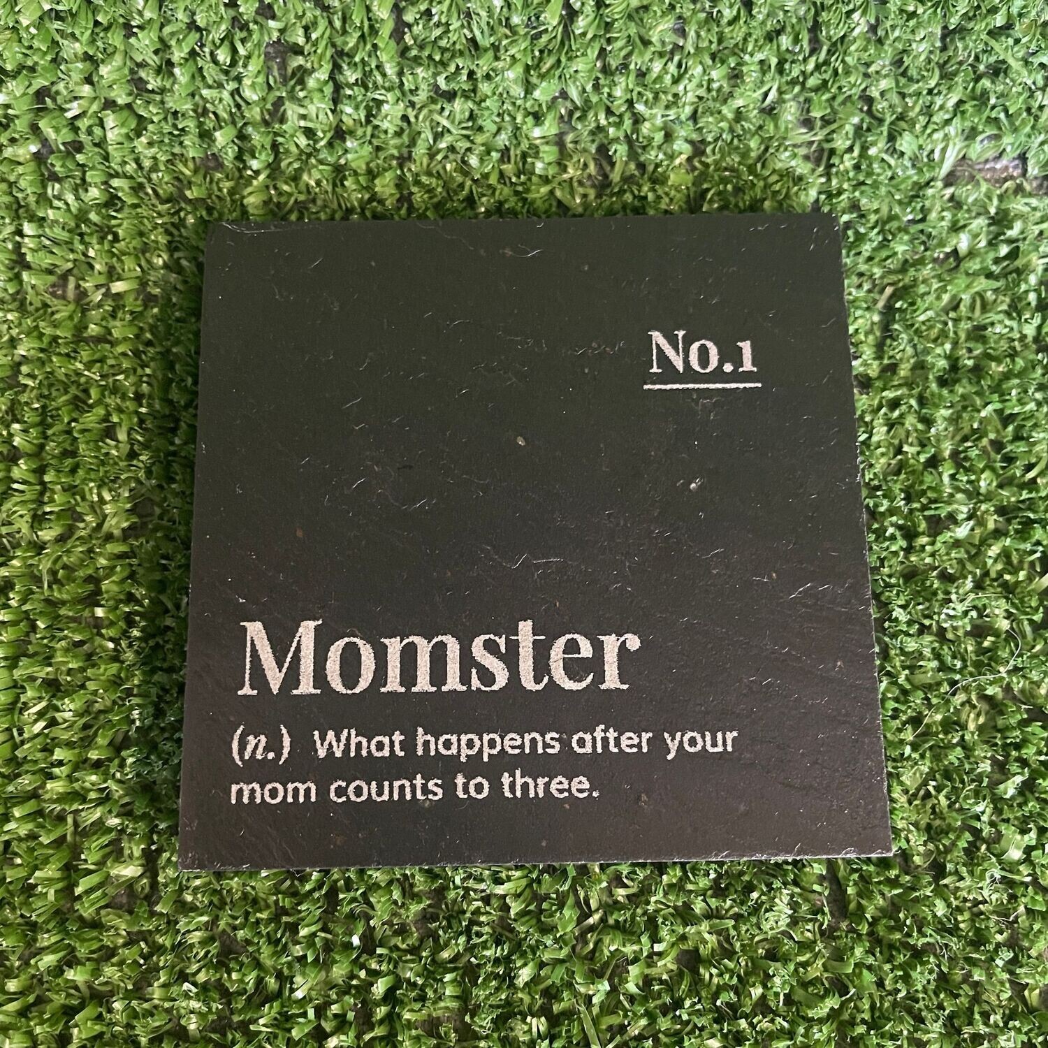 Momster Slate coasters