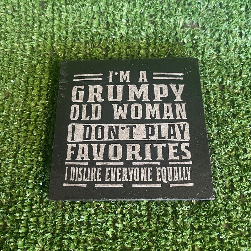 Grumpy Woman Coaster