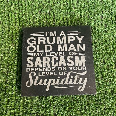 Grumpy Old Man Coaster