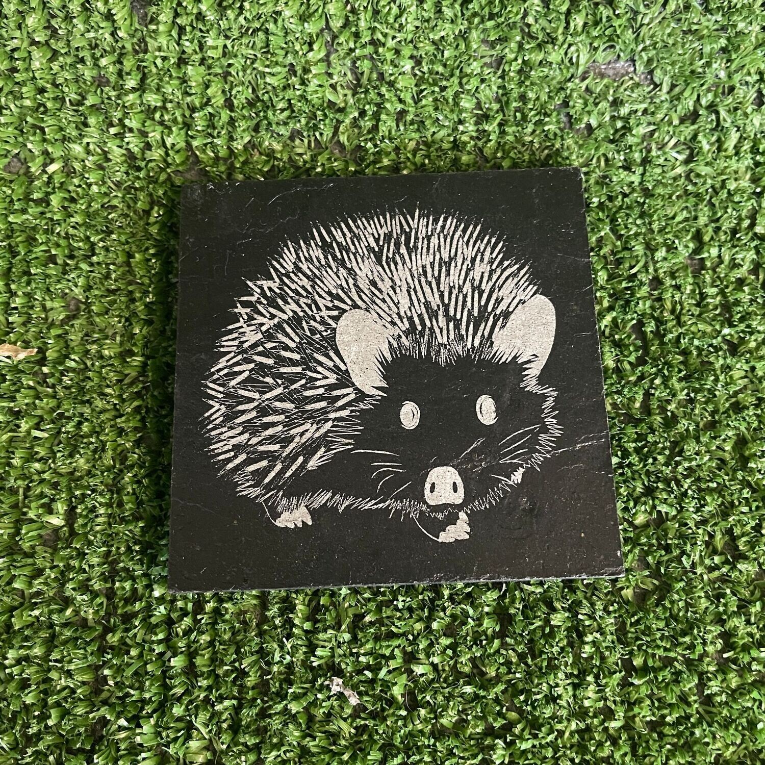 Hedgehog Slate Coasters
