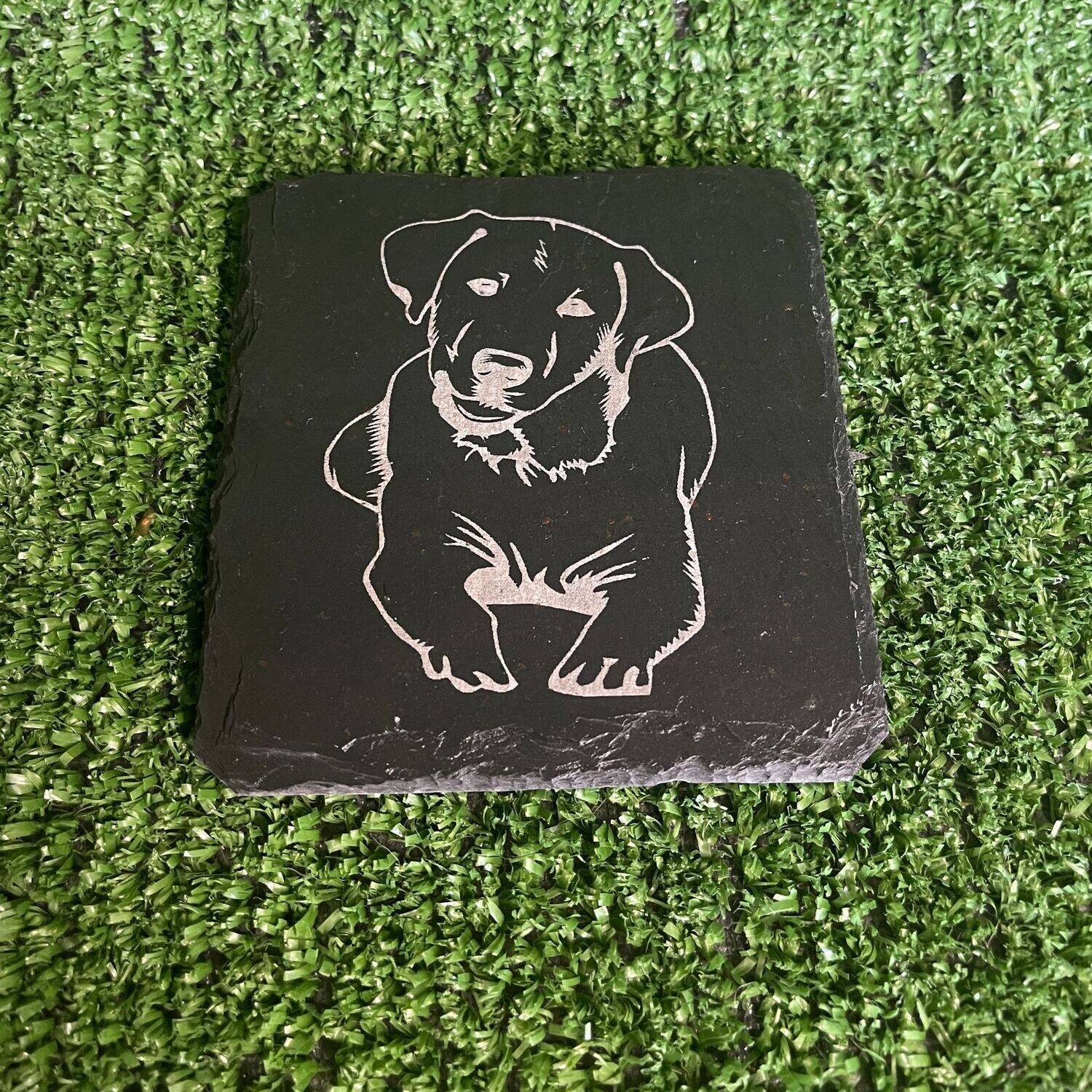 Dog Slate Coaster