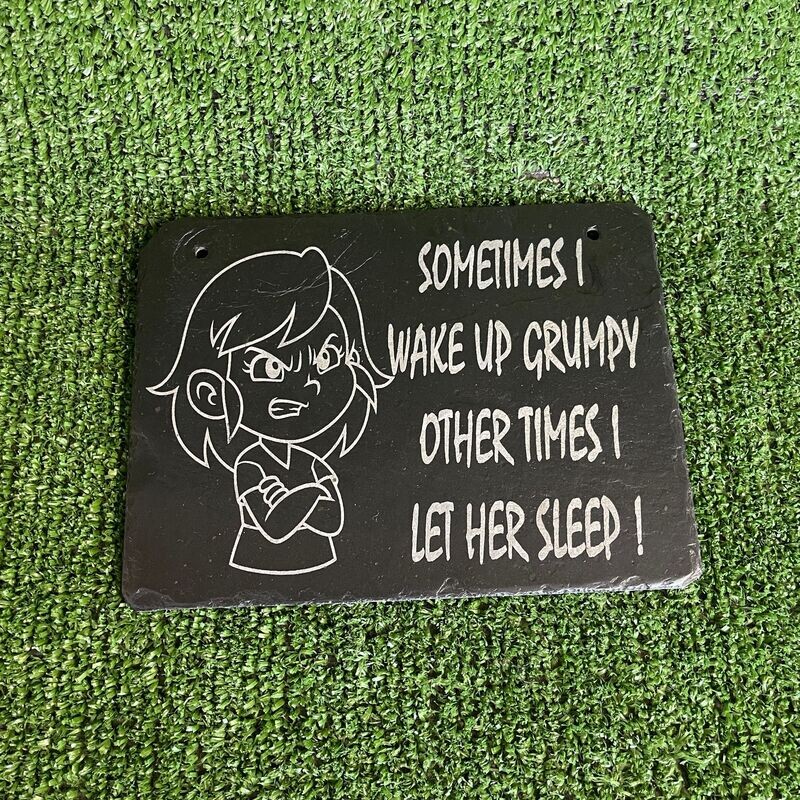 Let Her Sleep ! slate Sign