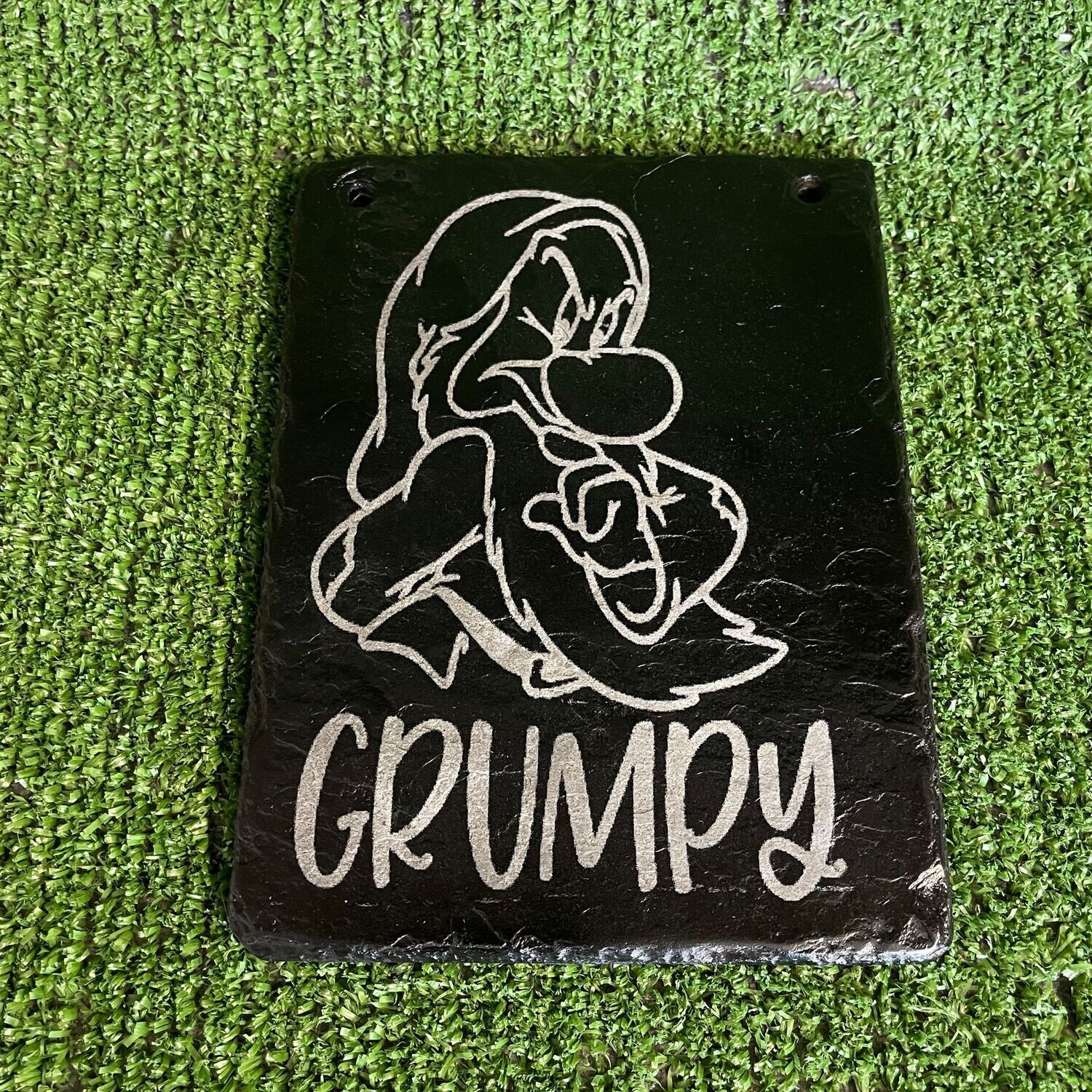 Grumpy Slate Sign