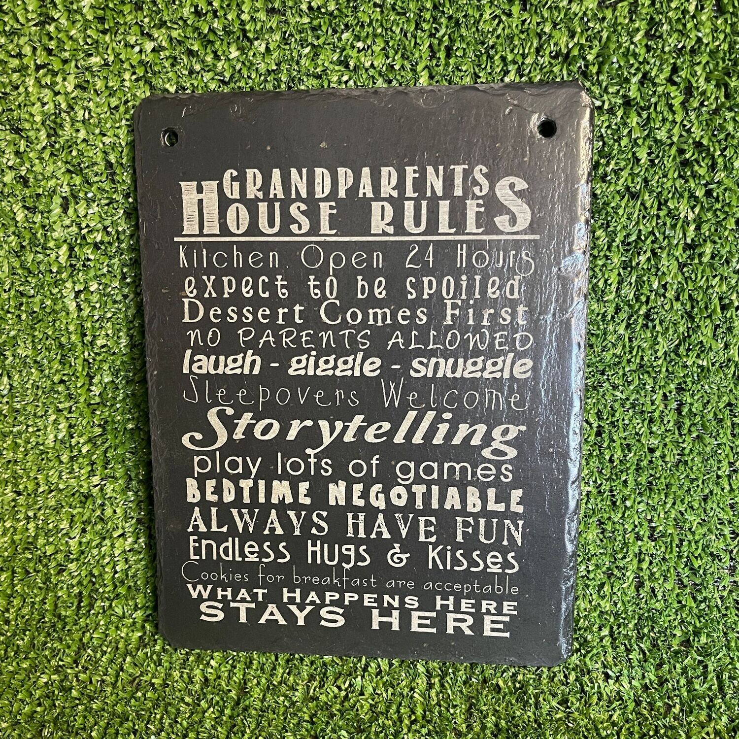 Grandparents House Rules