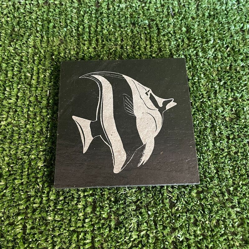 Angelfish Slate Coaster