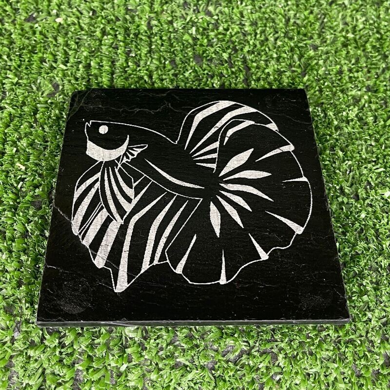 Betta Fish Slate Coaster