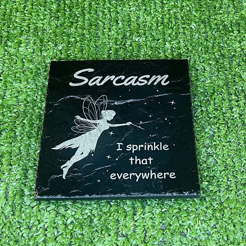 SARCASM 2 Slate Coaster