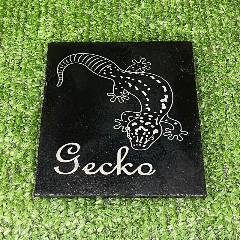 Gecko Slate Coaster