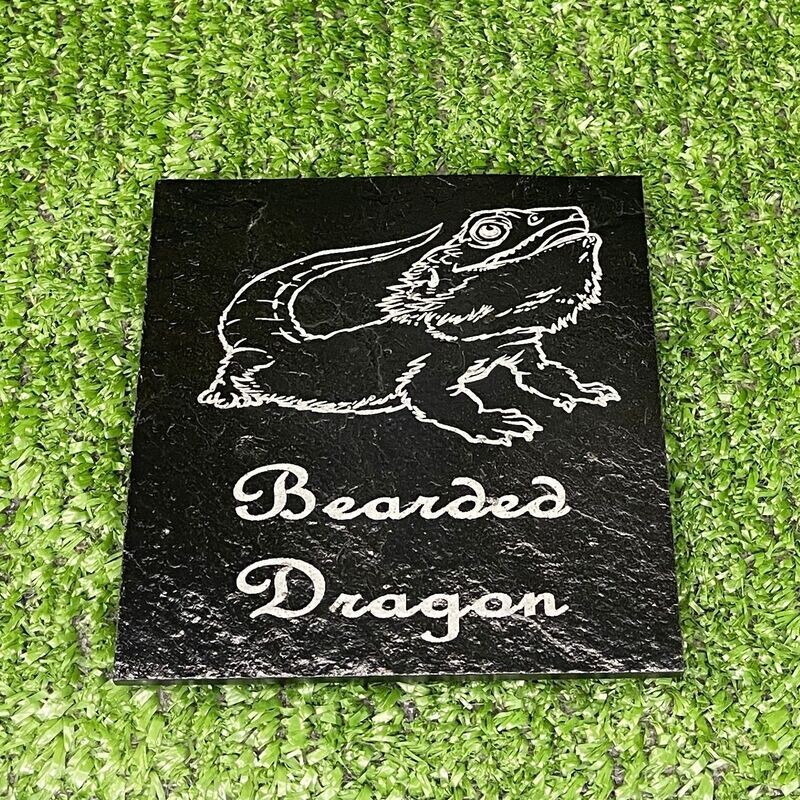 Bearded Dragon Slate Coaster