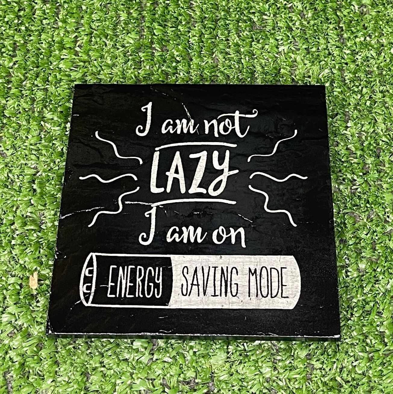 Lazy Slate Coaster