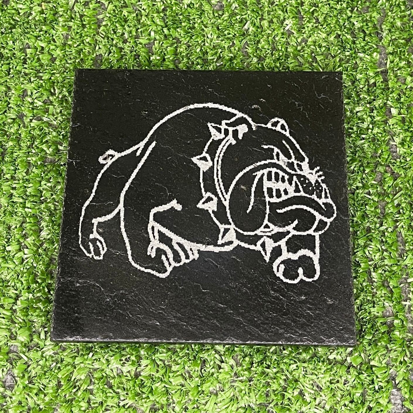 Guard Dog 2 Slate Coaster
