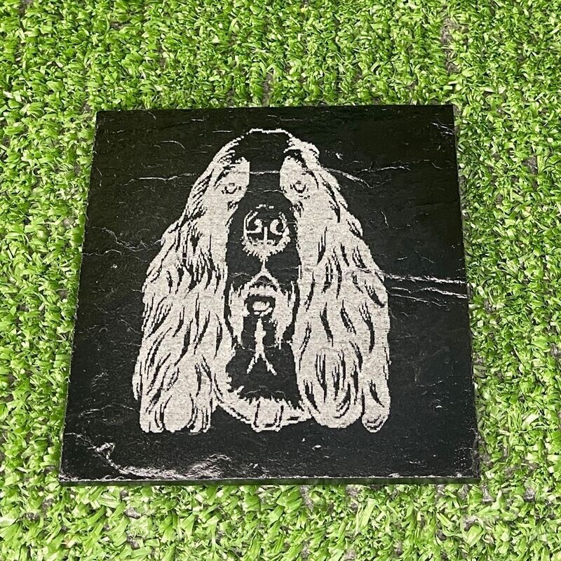 Spaniel Dog Slate Coaster