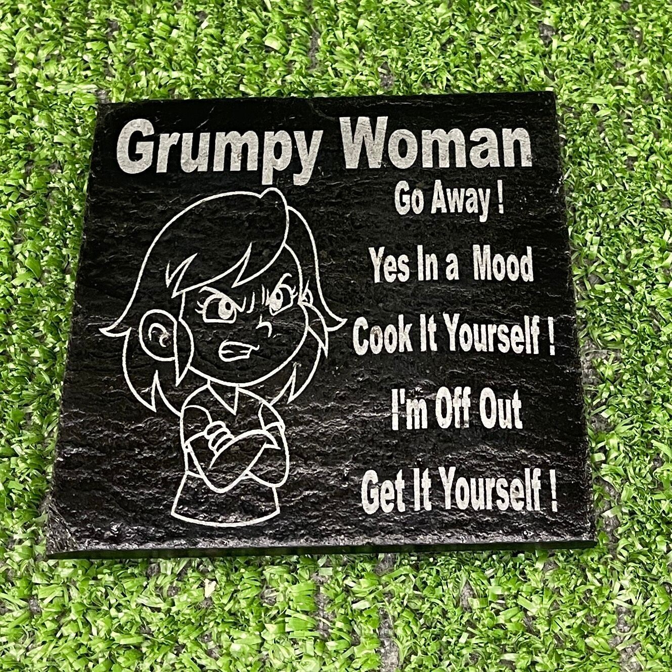 Grumpy Woman Coaster
