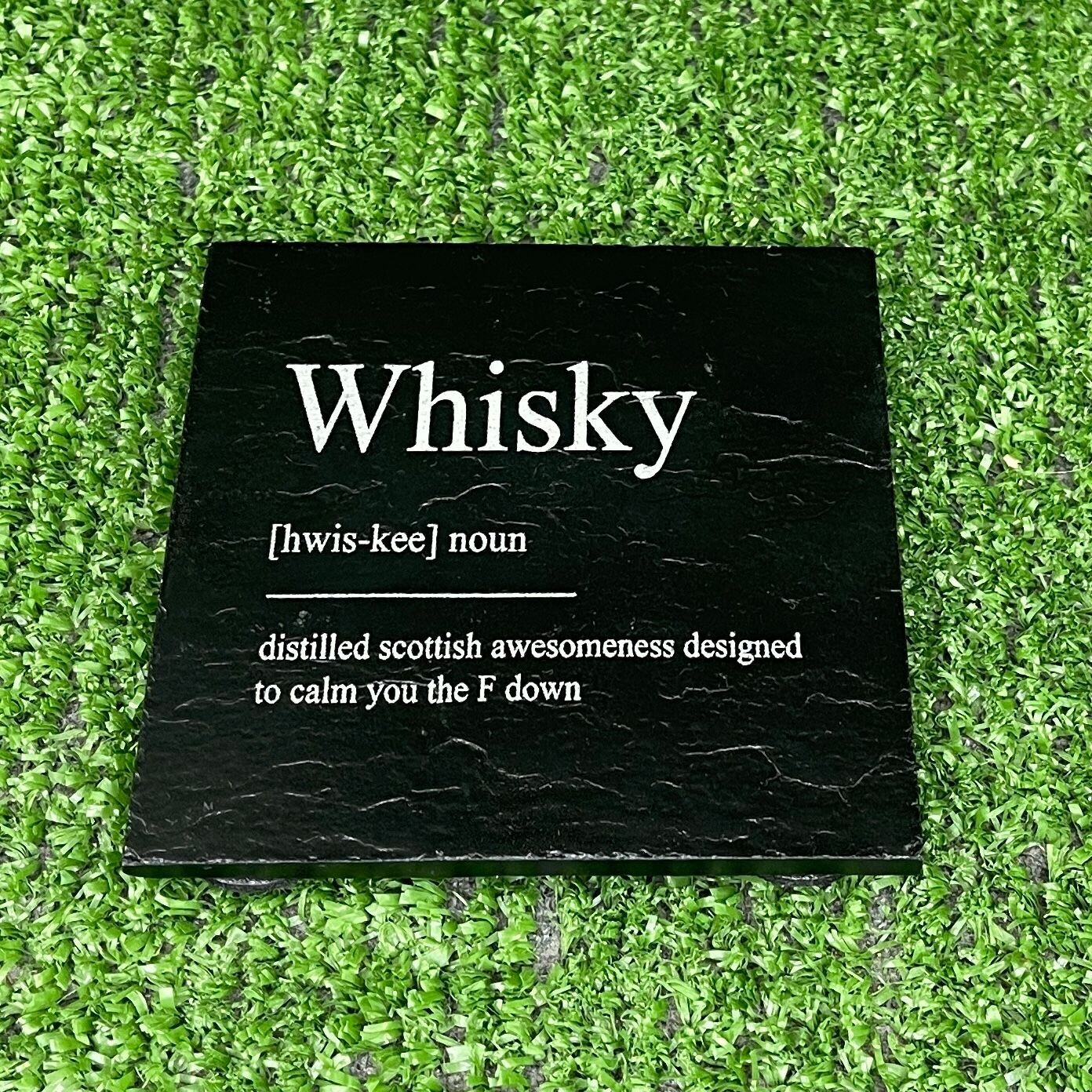 Whisky Slate Coaster