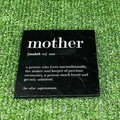 Mother Slate Coaster