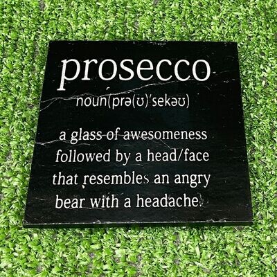 Prosecco Slate Coasters Prosecco Slate Coasters