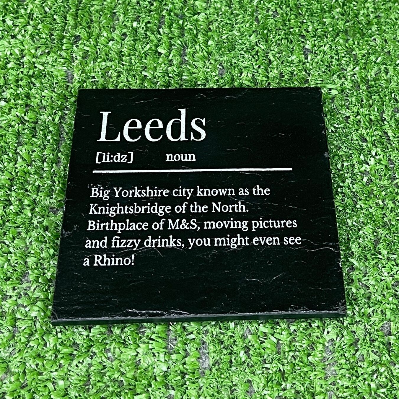 Leeds Slate Coasters