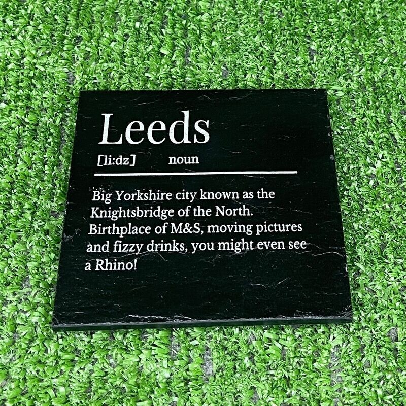 Leeds Slate Coasters