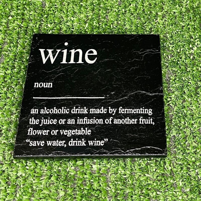 Wine Slate Coasters