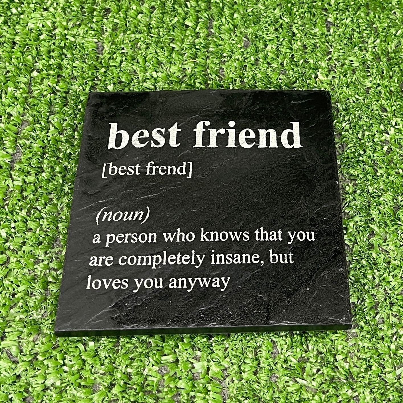 Best Friend Slate Coaster