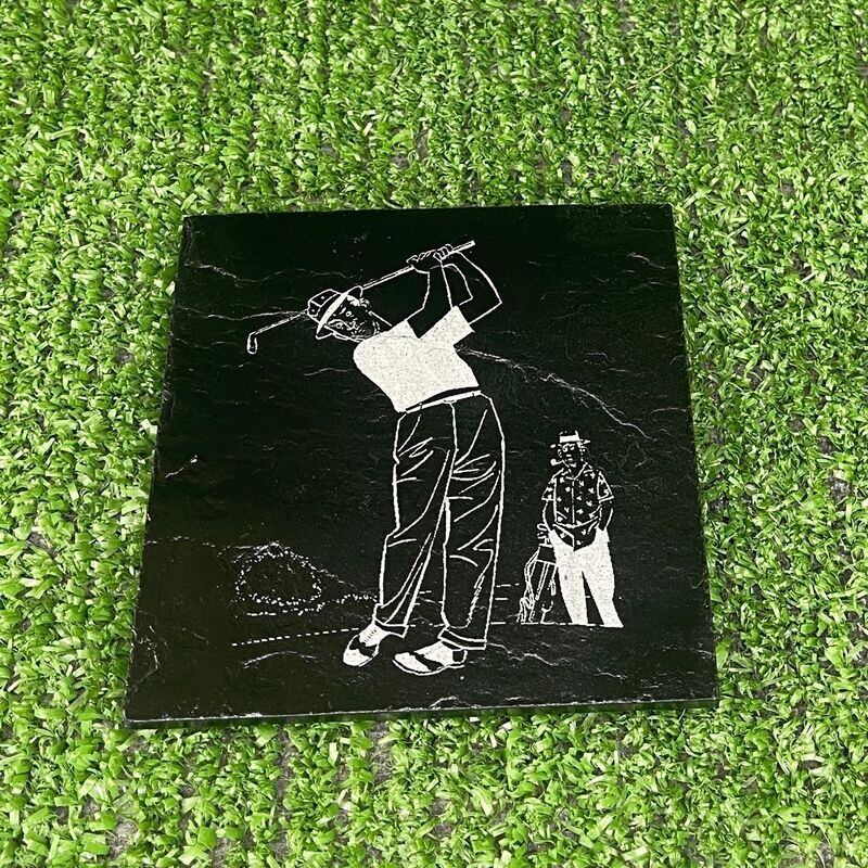 Golf Slate Coaster