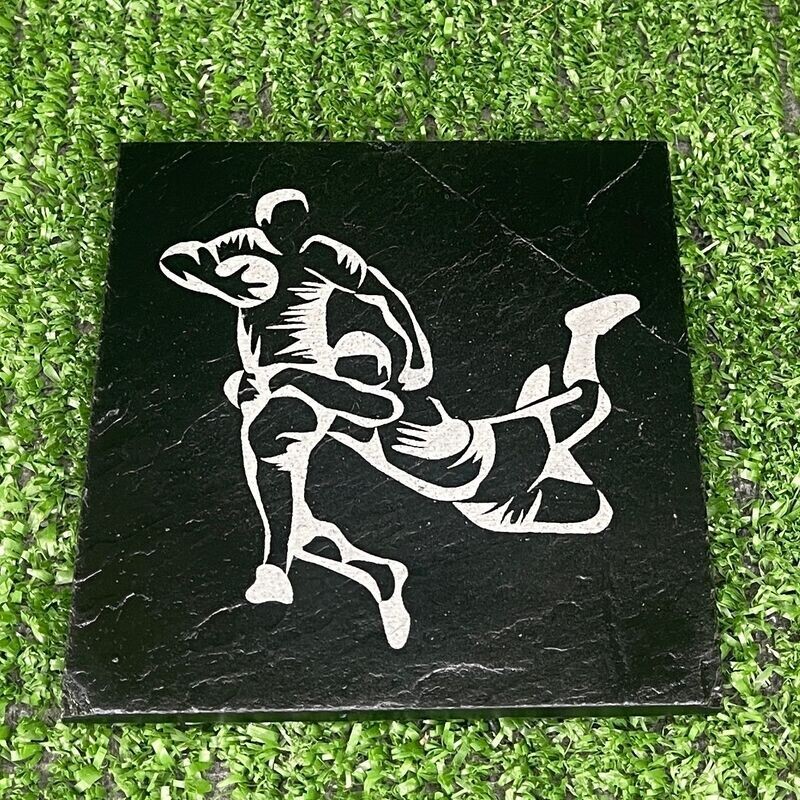 Rugby Slate Coaster