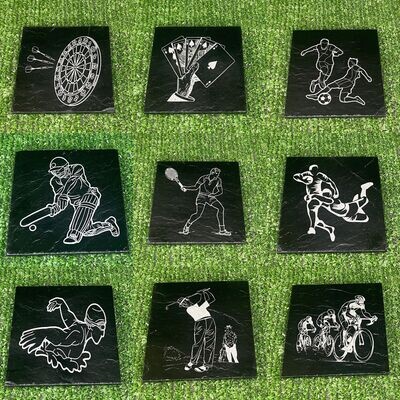 Sports Slate Coasters