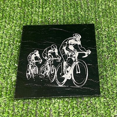 Cycling Slate Coaster