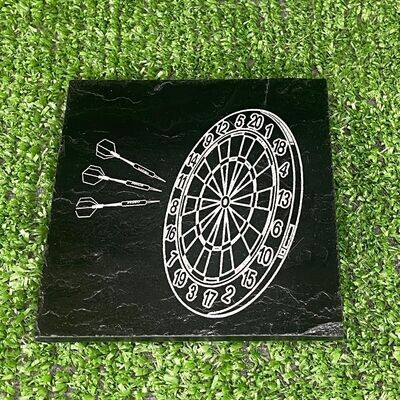 Darts Slate Coaster