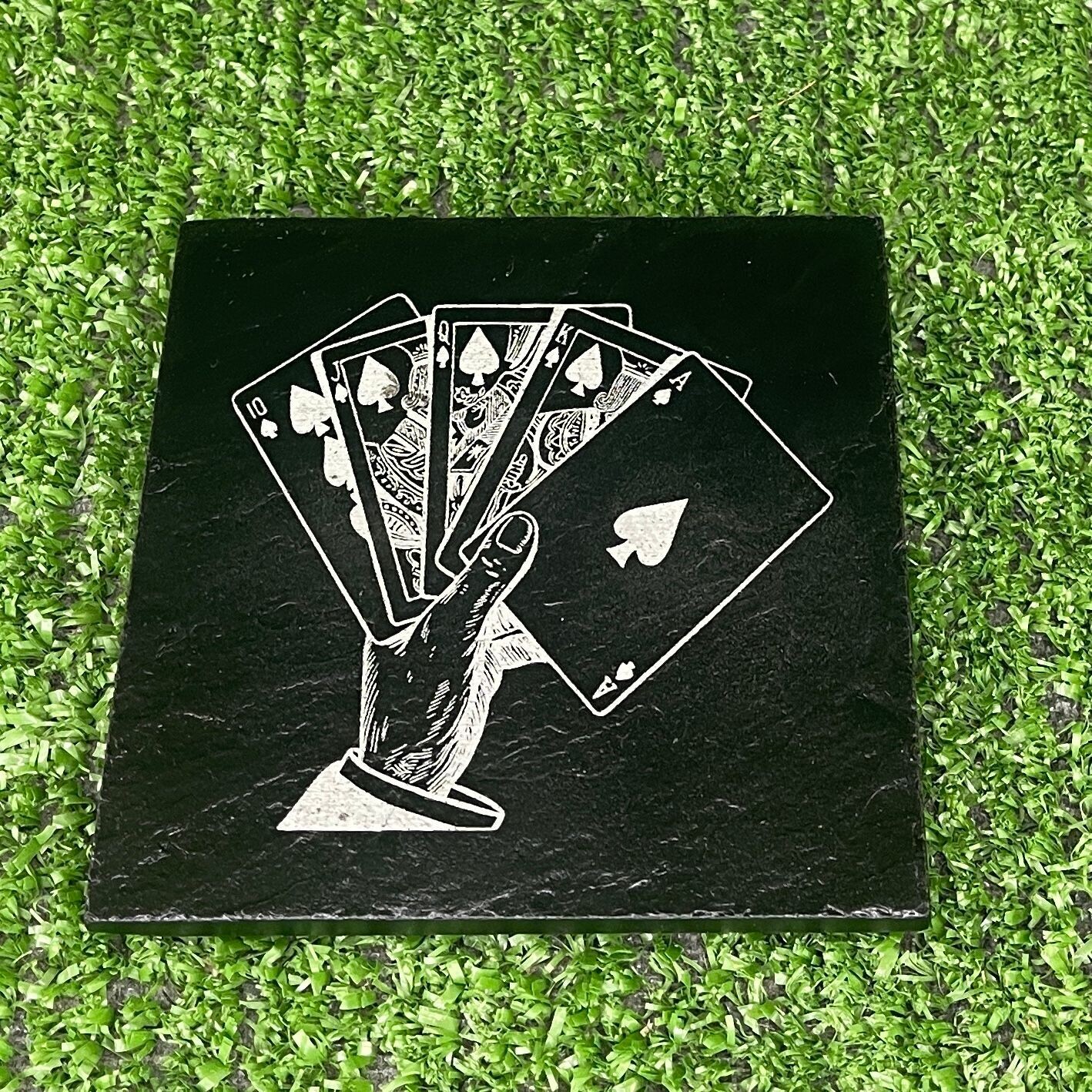 Cards Slate Coaster
