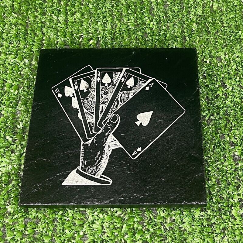Cards Slate Coaster