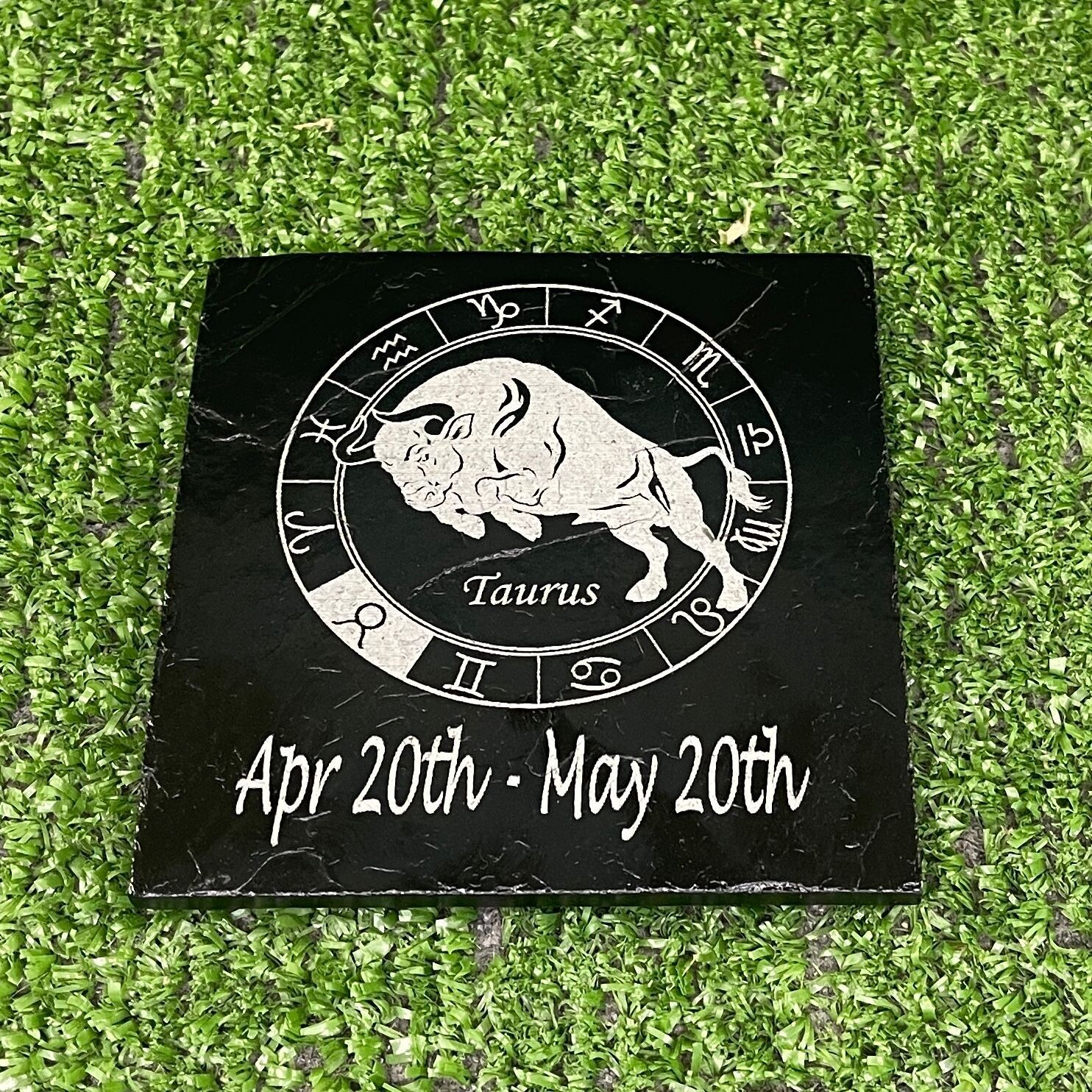 Taurus Horoscope Slate Coaster