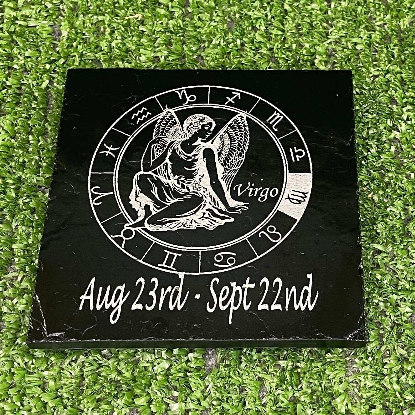 Virgo Horoscope Slate Coaster