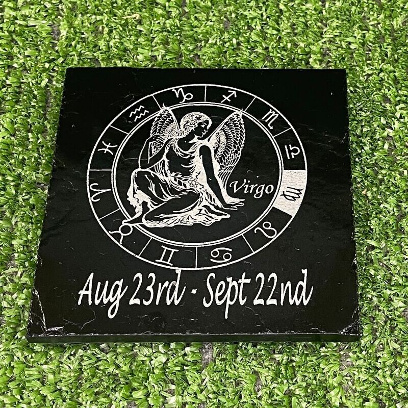 Virgo Horoscope Slate Coaster
