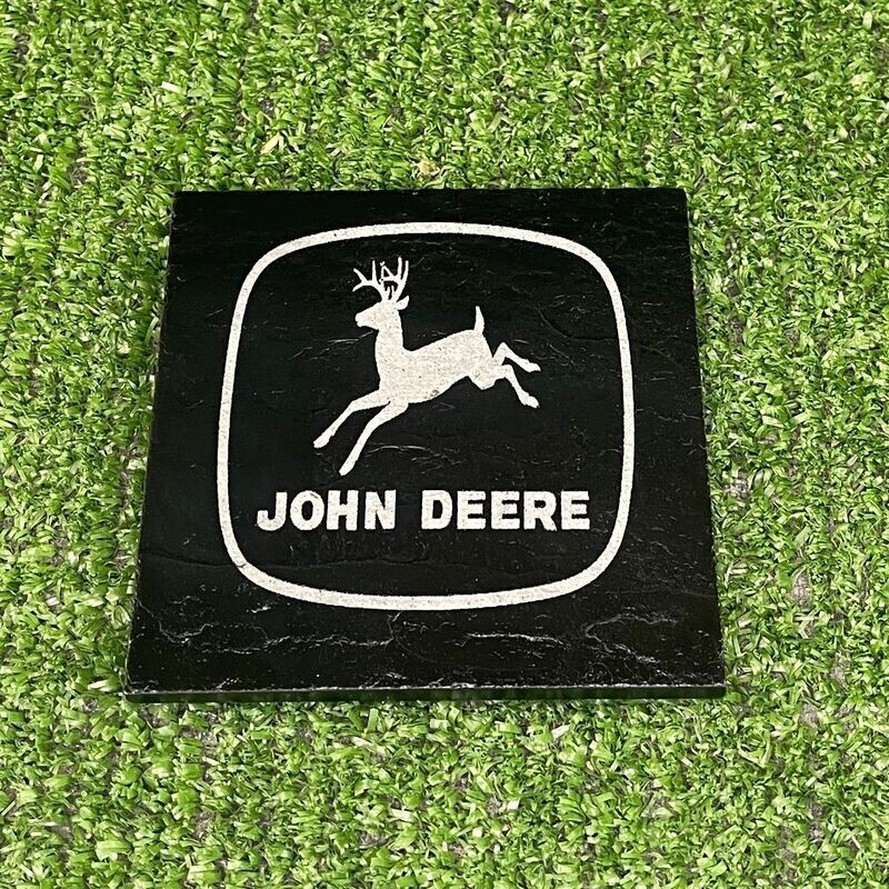 John Deere Natural Slate Coasters