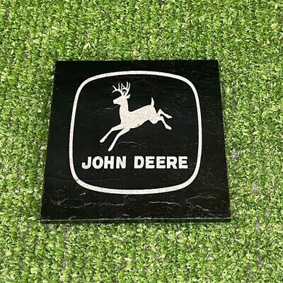 John Deere Natural Slate Coasters