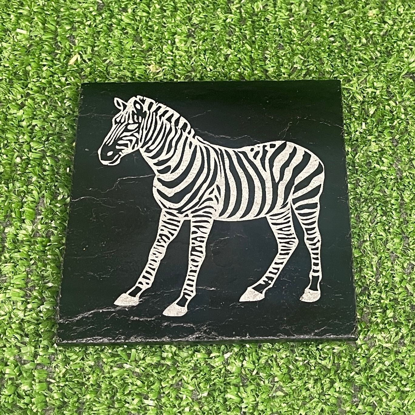 Zebra Slate Coaster
